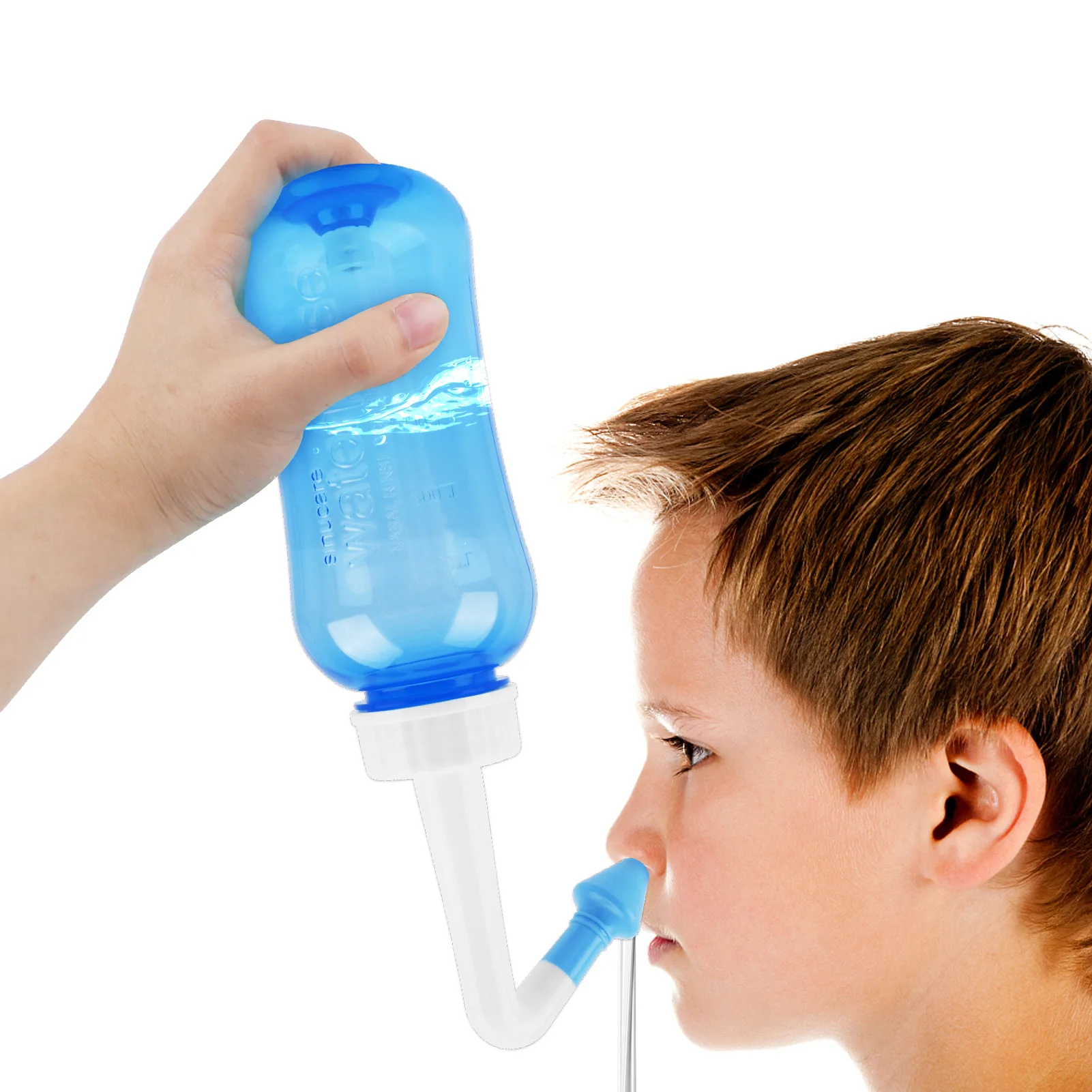 Baby Nose Cleaner - 300/500 ミリリットル鼻洗浄クリーナー鼻洗浄器リンスボトル鼻プロテクターアレルギー性鼻炎を回避大人子供のためのネティポット