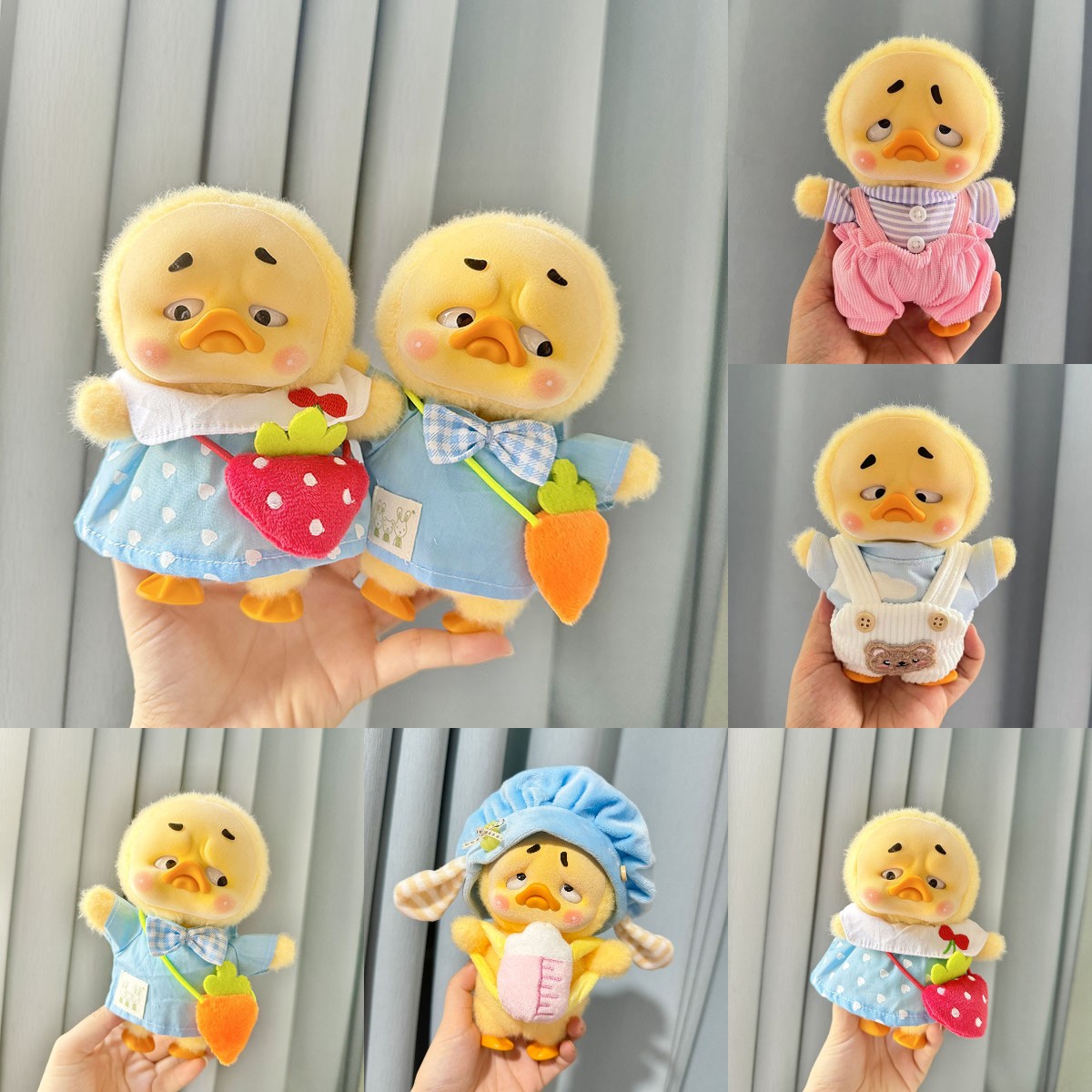 Baby Product - 幼稚園用のアヒルのぬいぐるみセット,かわいいベビーアクセサリー,小さな黄色いアヒルの人形の服,居心地の良いアヒルの服