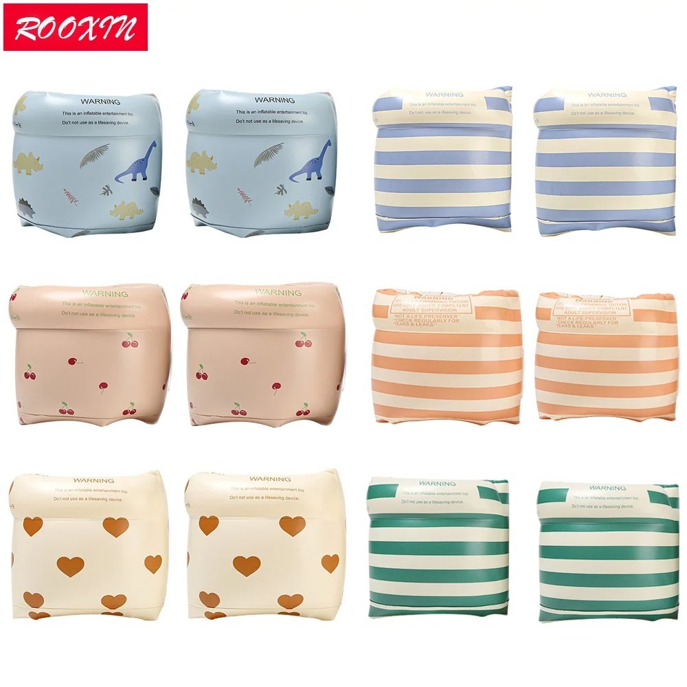 Baby Swimming Floater - Rooxin ベビー水泳リングプールフロート大人子供水泳チューブ水遊び機器インフレータブルブイ水泳アームバンド