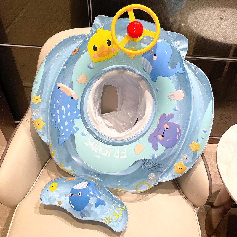 Baby Swimming Floater - 子供用フロート付きインフレータブルチューブ,フローティングシート,ビーチ,ウォーターゲーム装置,赤ちゃんのおもちゃ