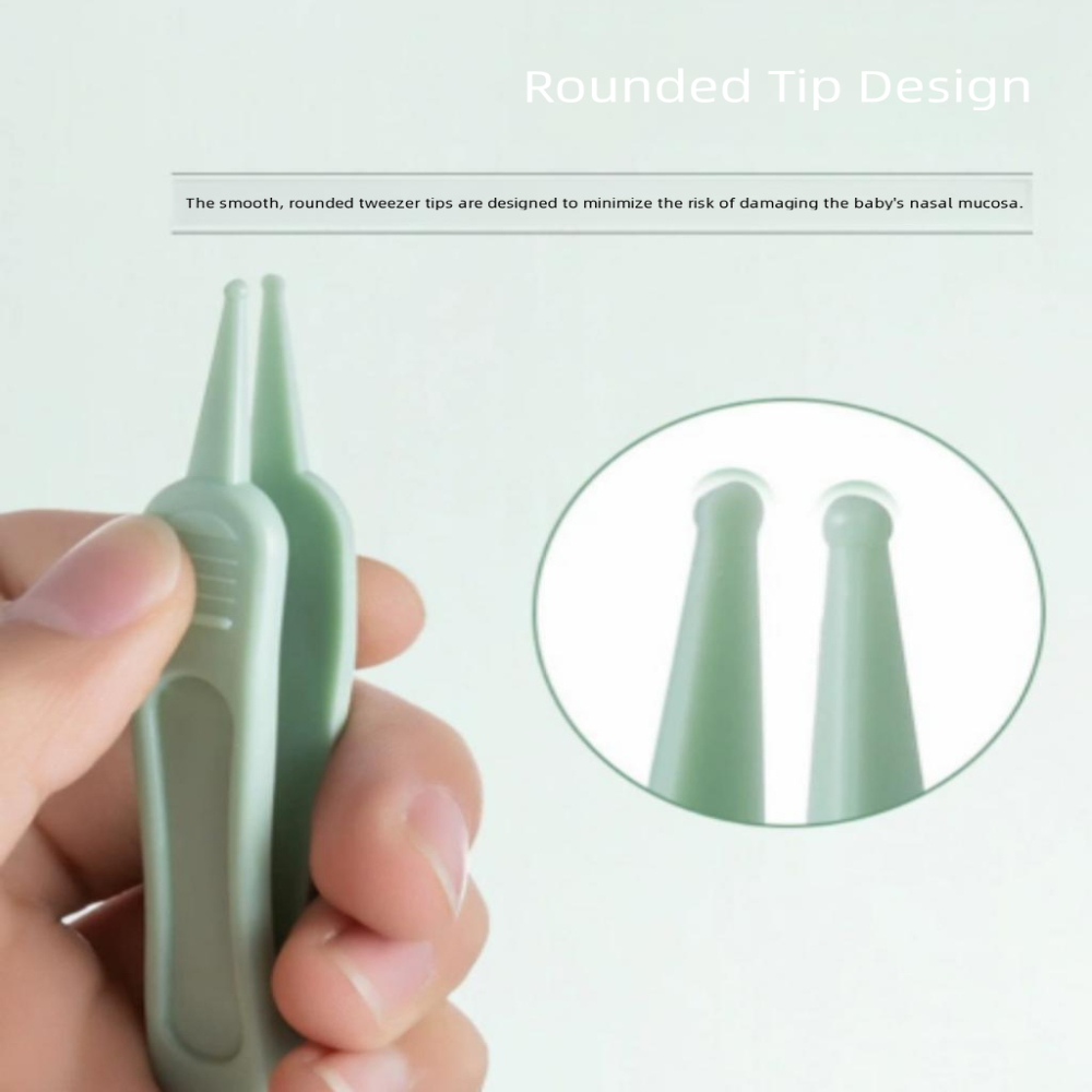 Baby Nose Cleaner - vvocci ベビーノーズクリーナーツール 幼児用鼻腔ケア用品 子供用安全ピンセット クリーニング鉗子 プラスチックピンセット
