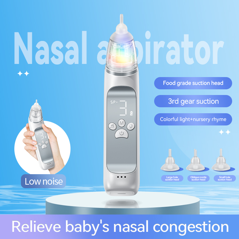 Baby Nose Cleaner - 電動鼻吸引器ベビー鼻吸引器子供と幼児の鼻水、鼻くそ、鼻詰まり、鼻吸引機をきれいにします