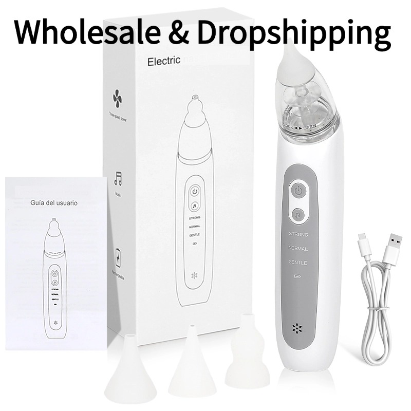 Baby Nose Cleaner - 卸売＆ドロップシッピング 新型ベビー電動鼻吸い器 充電式 鼻水吸引器 鼻詰まり防止