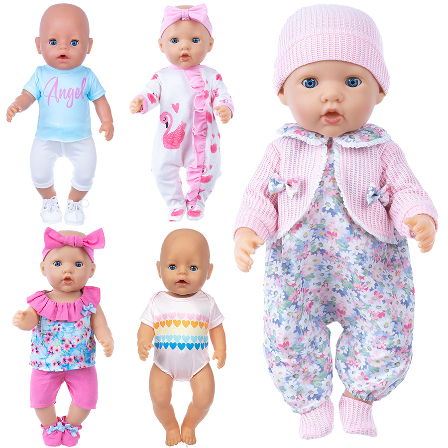Baby Product - 人形の服 18 インチリボーンドール用かわいいパジャマスーツ 45 センチメートル新生児人形女の子のおもちゃ人形服アクセサリー Nenuco