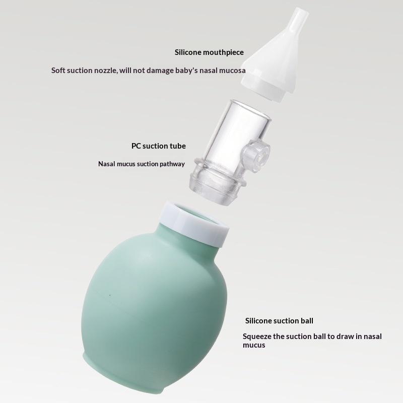 Baby Nose Cleaner - 柔らかい鼻吸引器赤ちゃん用逆流防止鼻吸盤新生児真空鼻クリーナーシリコーンベビー安全ケア診断ツール