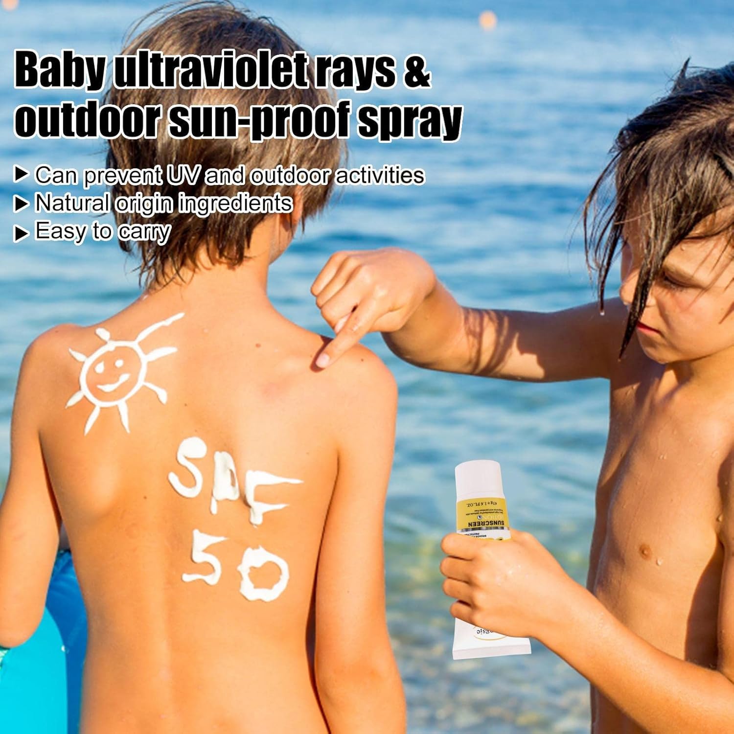 敏感肌用ベビーサンブロックローション、子供用保護クリーム、敏 - Baby Sunscreen Lotion のレビューと価格