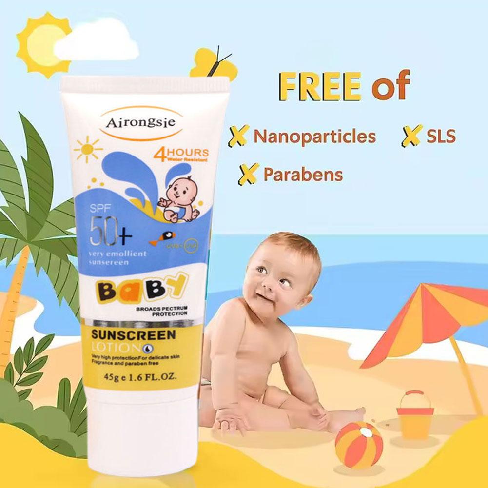 エアロングシェ SPF50+ ベビー日焼け止めローション、耐 - Baby Sunscreen Lotion のレビューと価格