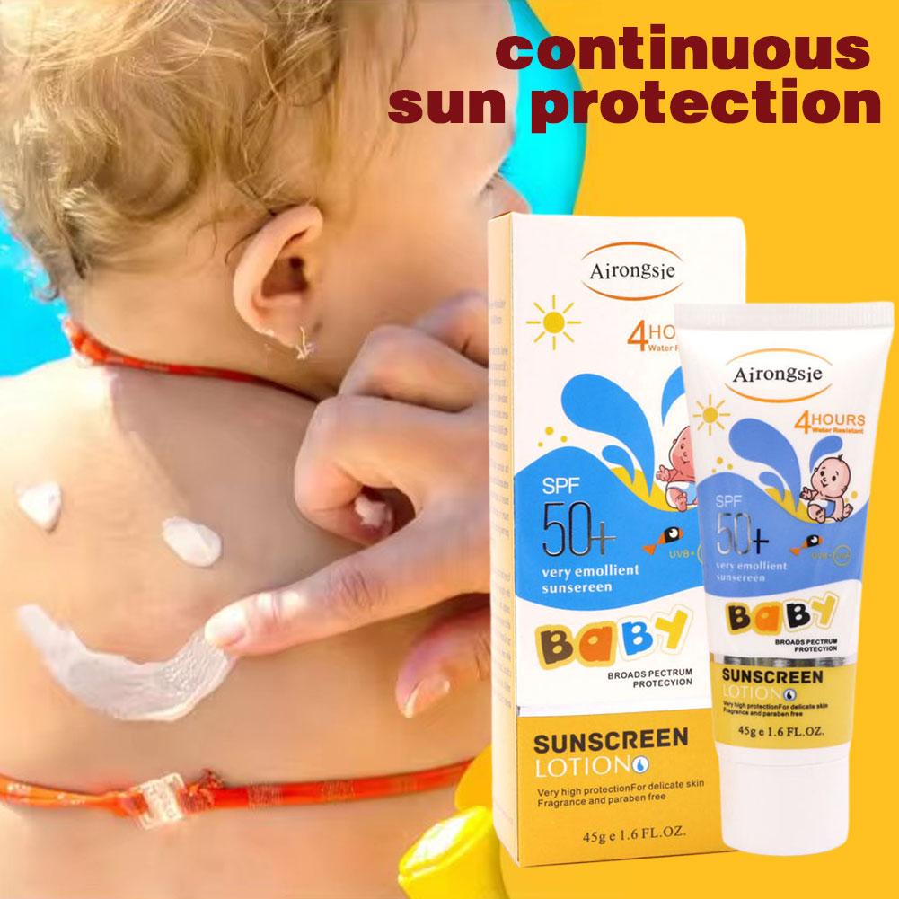 エアロングシェ SPF50+ ベビー日焼け止めローション、耐 - Baby Sunscreen Lotion のレビューと価格