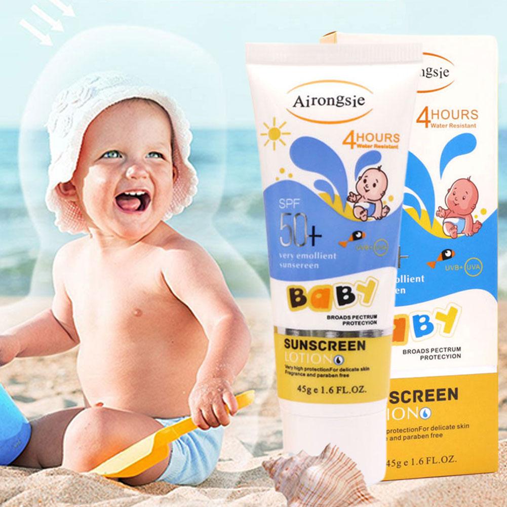 エアロングシェ SPF50+ ベビー日焼け止めローション、耐 - Baby Sunscreen Lotion のレビューと価格