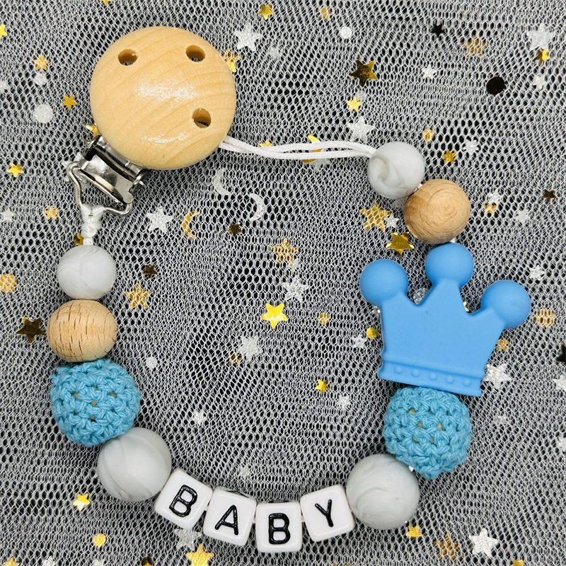 赤ちゃんやおしゃぶり用のパーソナライズされたブナ材の縫い付け - Baby Products Newborn のレビューと価格