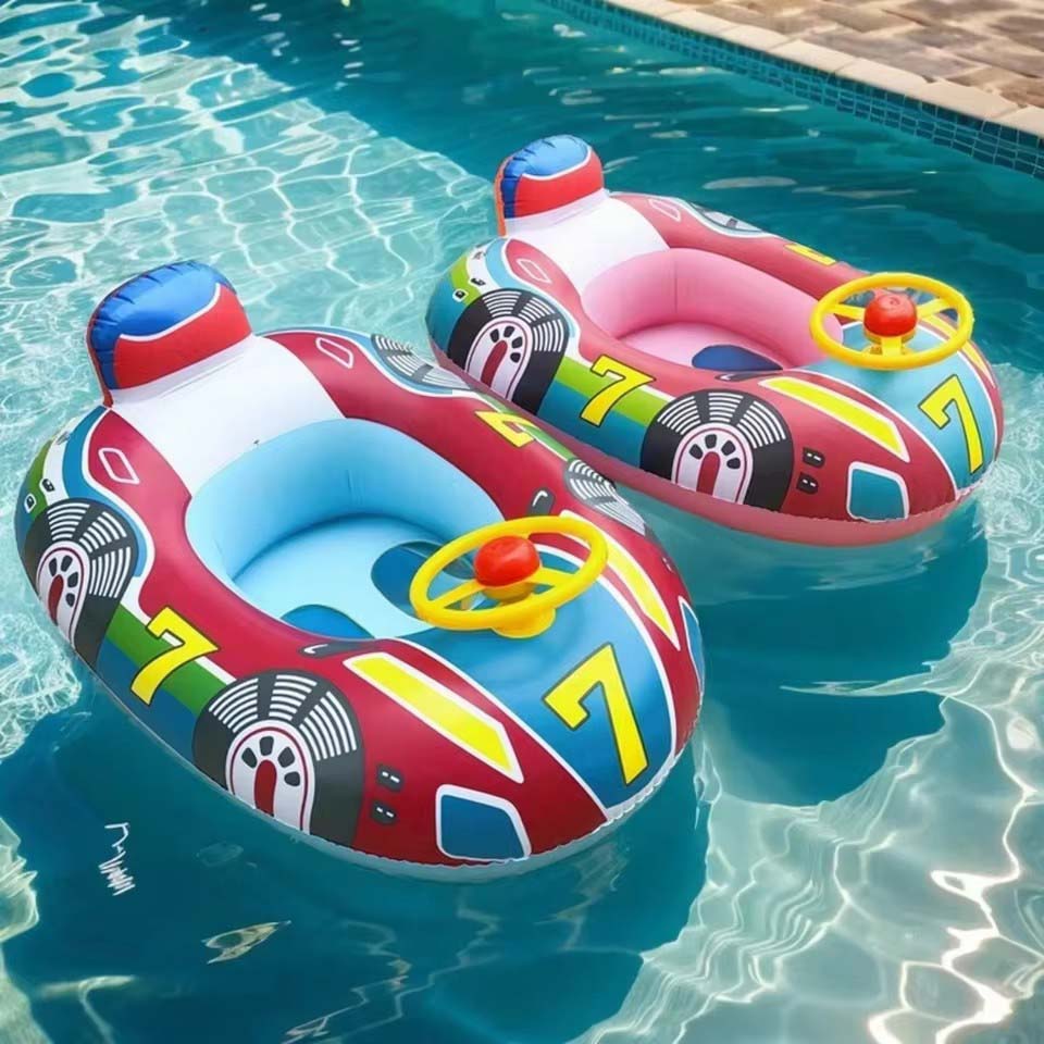 ベビー用プールフロート、かわいい車型デザイン、子供用幼児用イ - Baby Swimming Floater のレビューと価格