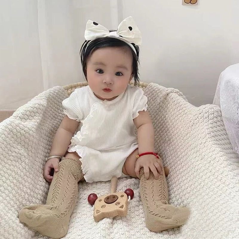 ベビー＆幼児用レースジャンプスーツ 夏新作 韓国版 半袖ロン - Baby Products Korean のレビューと価格