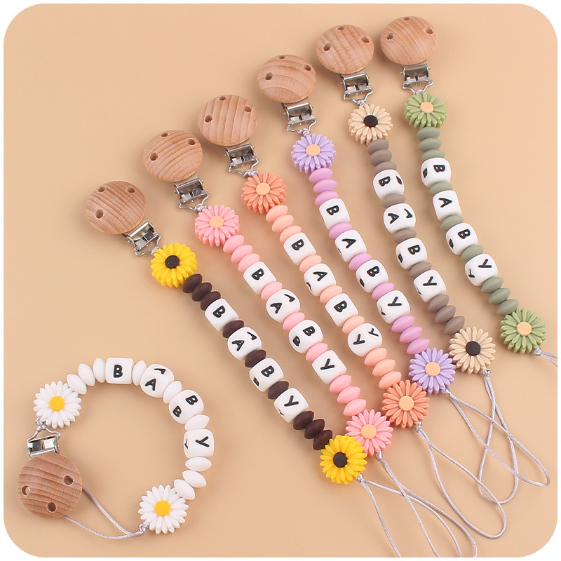 赤ちゃんパーソナライズされた名前おしゃぶりクリップ乳首ダミー - Baby Product のレビューと価格