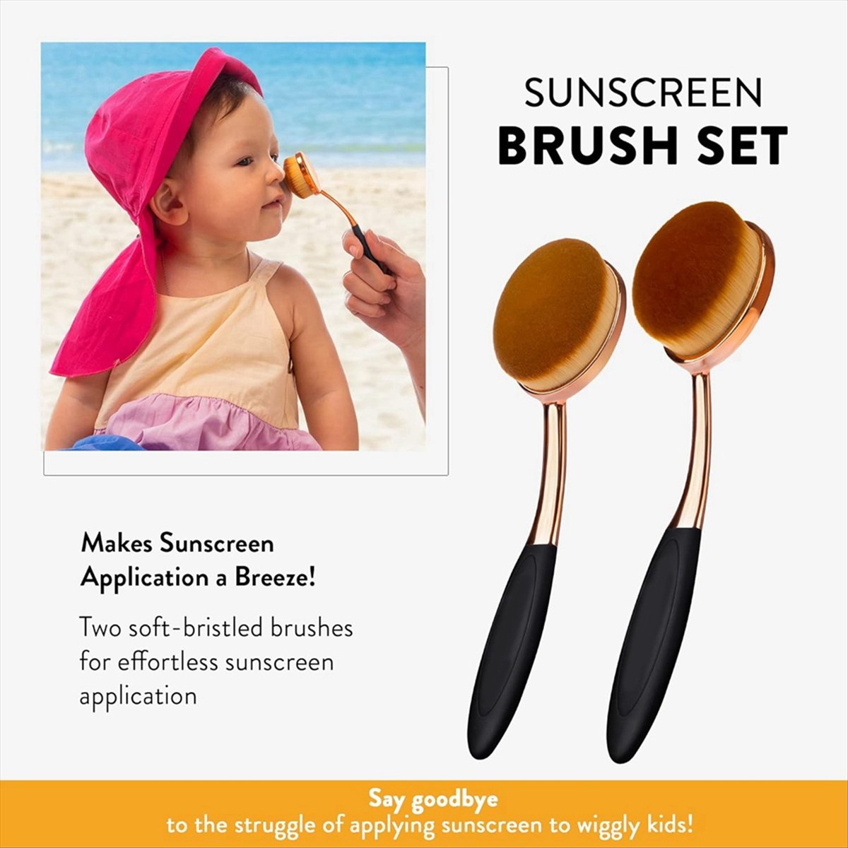BHBL日焼け止めブラシセット - 子供、乳児、家族、大人向 - Baby Sunscreen Lotion のレビューと価格