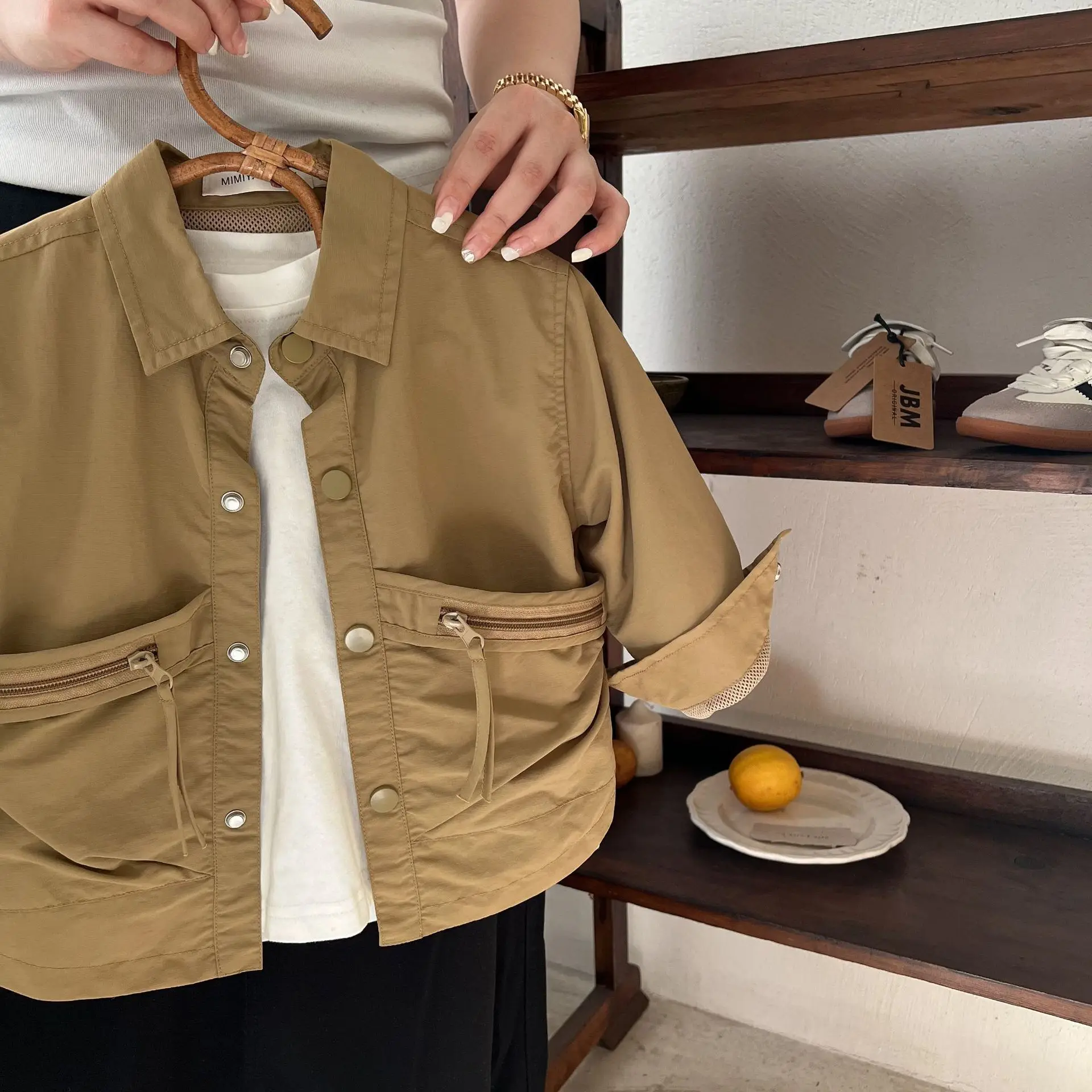 子供用シャツ 2026 秋の新製品 ソリッドカラーのシャツ  - Baby Products Korean のレビューと価格