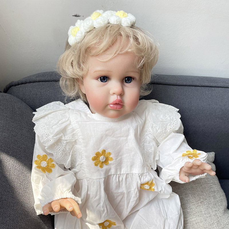 幼児プリンセスガール エリー 22インチ リアルな新生児リボ - Baby Products Newborn のレビューと価格