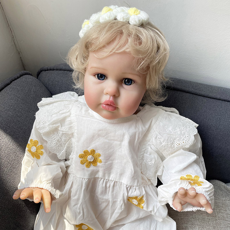 幼児プリンセスガール エリー 22インチ リアルな新生児リボ - Baby Products Newborn のレビューと価格