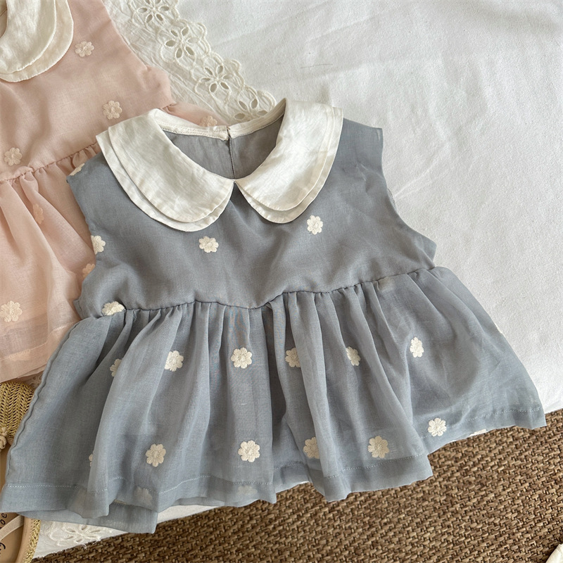 2026年夏新作 韓国風刺繍入りドールシャツ 子供用 ベビー - Baby Products Korean のレビューと価格