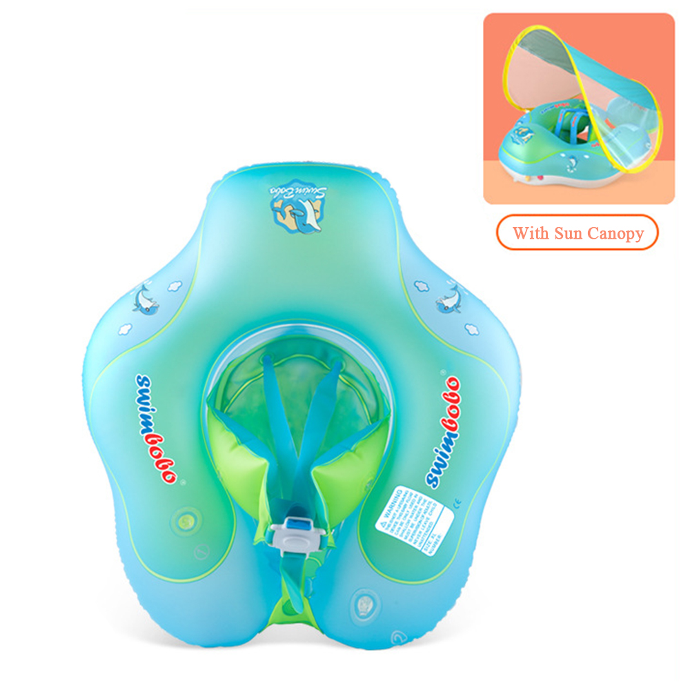 取り外し可能な日よけ付きのインフレータブルベビースイミングリ - Baby Swimming Floater のレビューと価格
