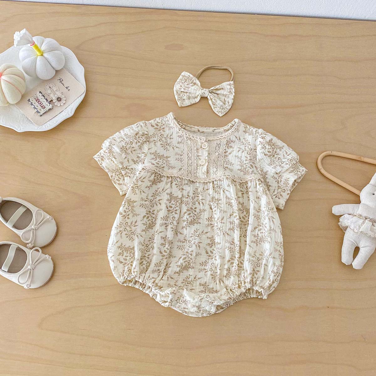 夏用薄手ベビークレープ生地花柄バッグファートジャケット202 - Baby Products Korean のレビューと価格