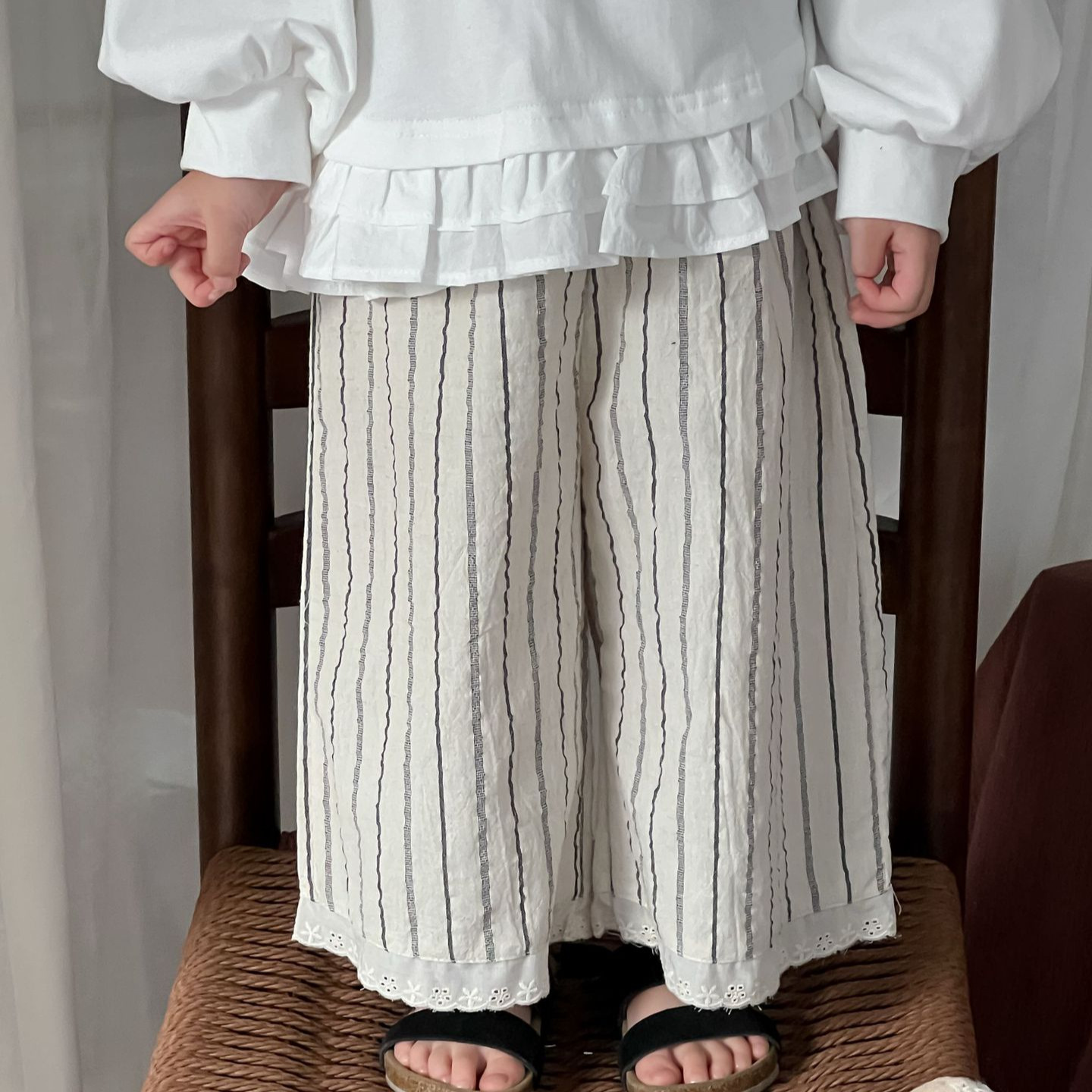 2025年 女の子 ベビー レトロ ルーズ レースパンツ 韓 - Baby Products Korean のレビューと価格
