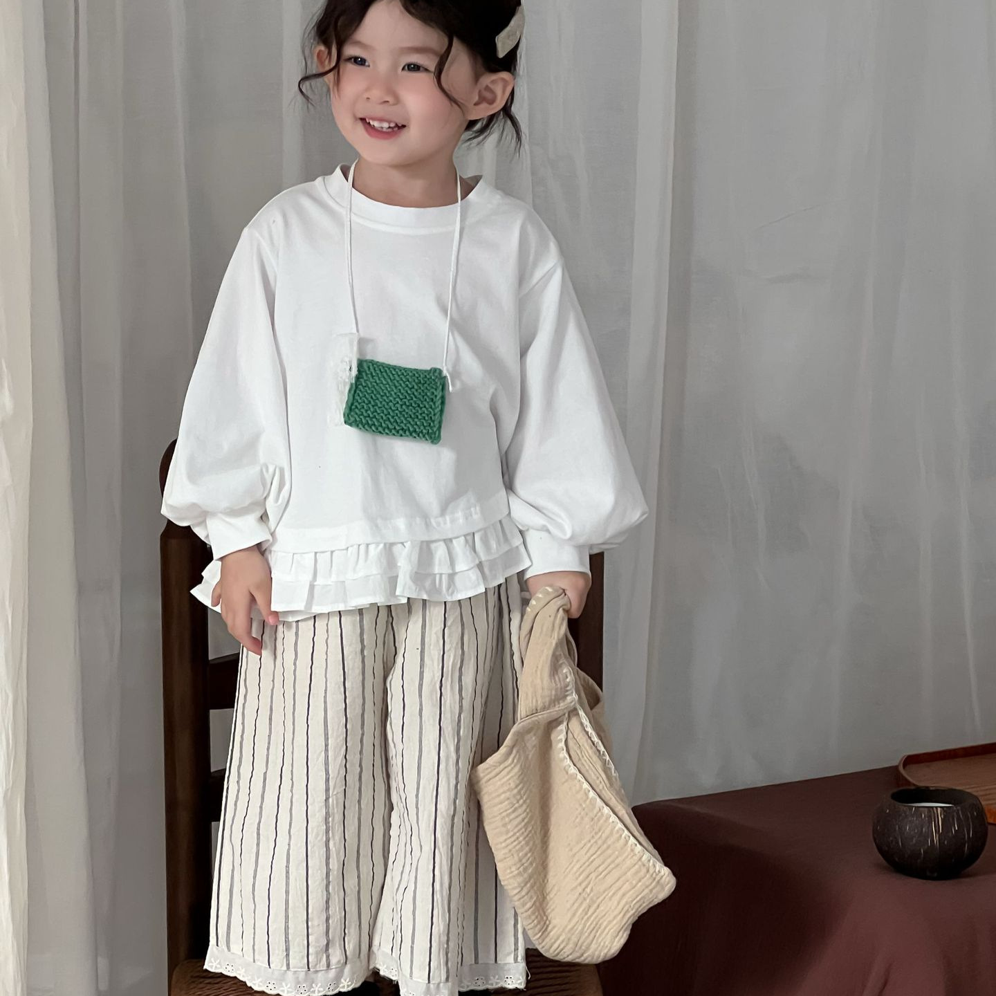 2025年 女の子 ベビー レトロ ルーズ レースパンツ 韓 - Baby Products Korean のレビューと価格