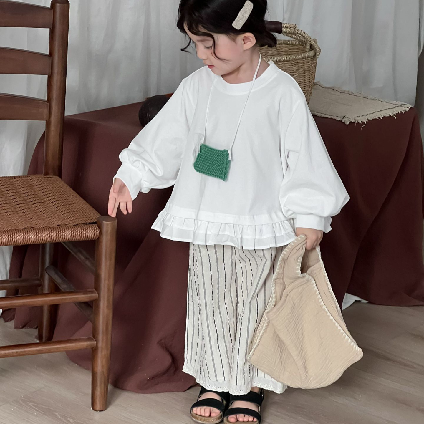 2025年 女の子 ベビー レトロ ルーズ レースパンツ 韓 - Baby Products Korean のレビューと価格
