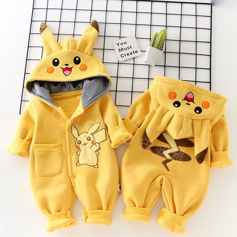 漫画ポケットモンスターベビーパジャマ新生児かわいい冬長袖子供 - Baby Products Newborn のレビューと価格