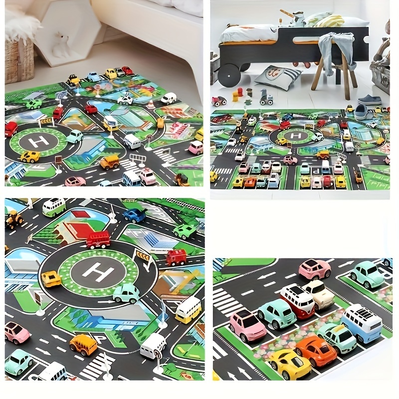 子供のための都市のトラフィックプレイマット、大きなゲームパッ - Play Mat のレビューと価格