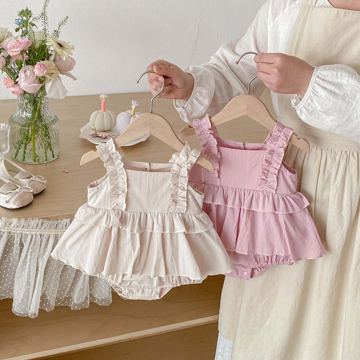 女の子の夏の新作2026 キャミソールジャンプスーツ ベビー - Baby Products Korean のレビューと価格