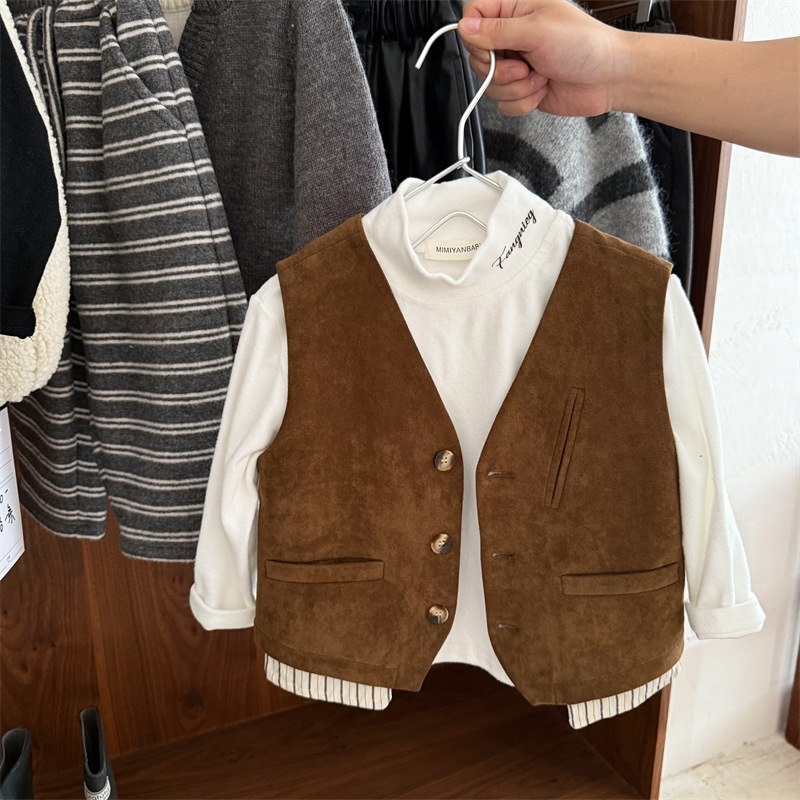子供用コート 2026秋冬新作 男の子と女の子用 スエードカ - Baby Products Korean のレビューと価格