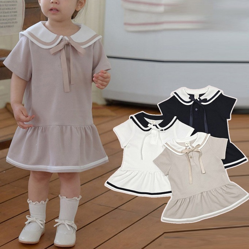女の子用ベビーカラードレス 2026夏新作 女の子用ベビー可 - Baby Products Korean のレビューと価格
