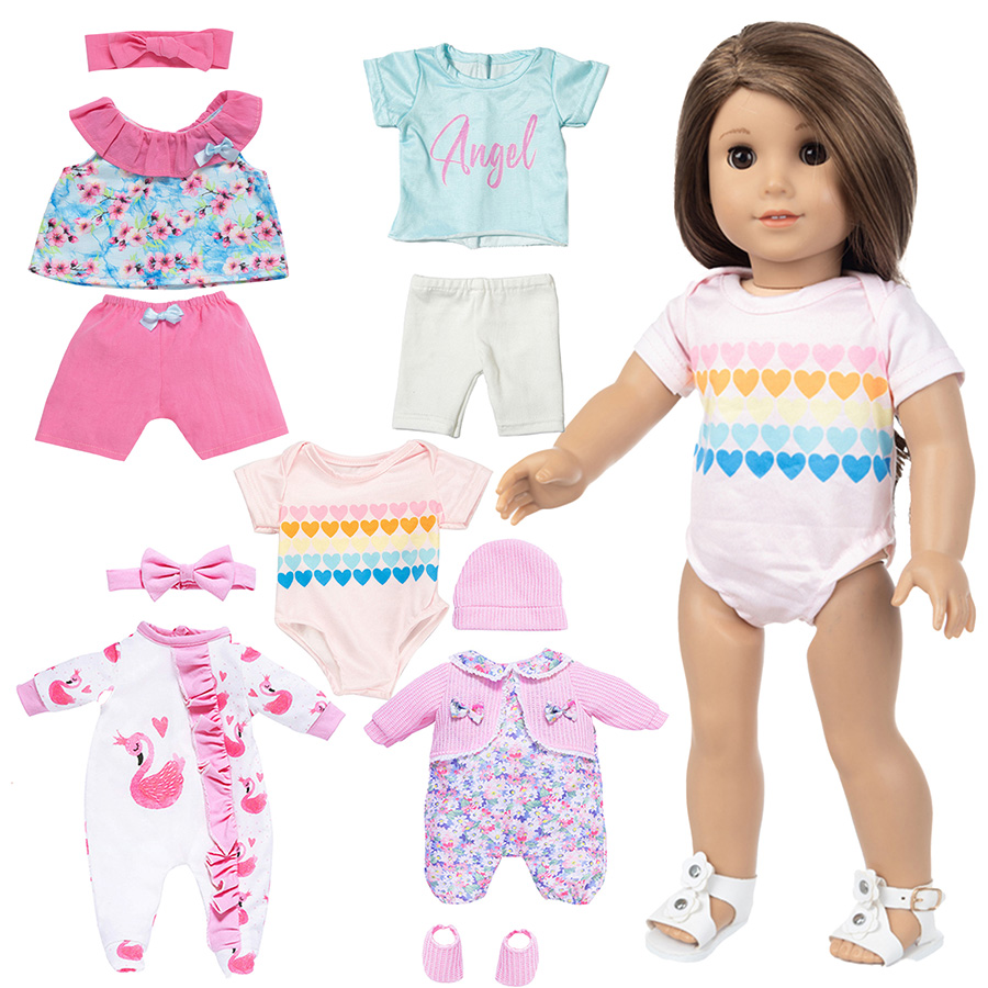 人形の服 18 インチリボーンドール用かわいいパジャマスーツ - Baby Product のレビューと価格