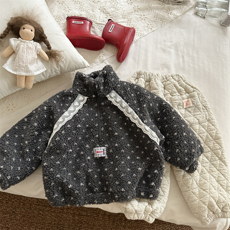 2025年冬新作 子供用ダイヤモンド格子柄コットンベルベット - Baby Products Korean のレビューと価格