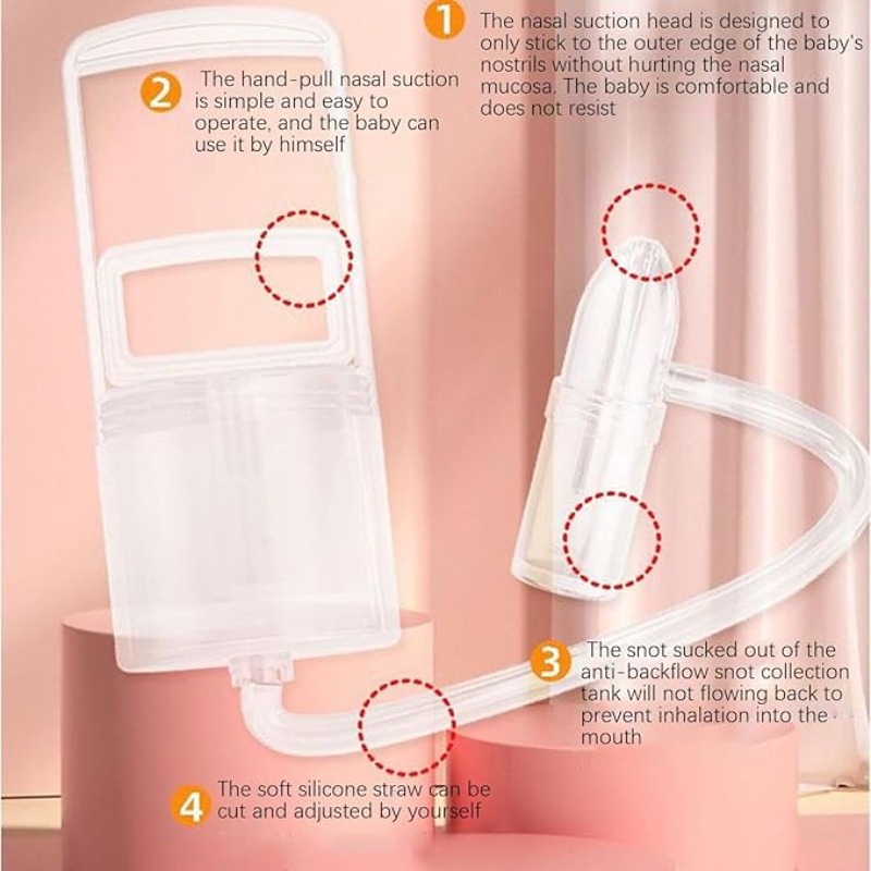 赤ちゃん用の手動鼻吸い器、大人用真空吸引鼻洗浄器、副鼻腔炎緩 - Baby Nose Cleaner のレビューと価格
