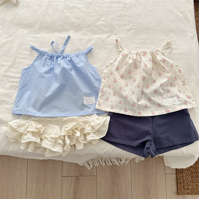 2025 夏の新製品子供のボタン綿ショーツ女の子ベビー無地韓 - Baby Products Korean のレビューと価格
